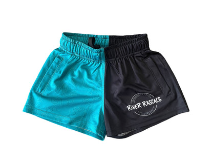 Rascals Footy Shorts - Teal
