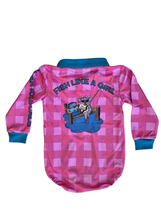 Fish Like a Girl Romper