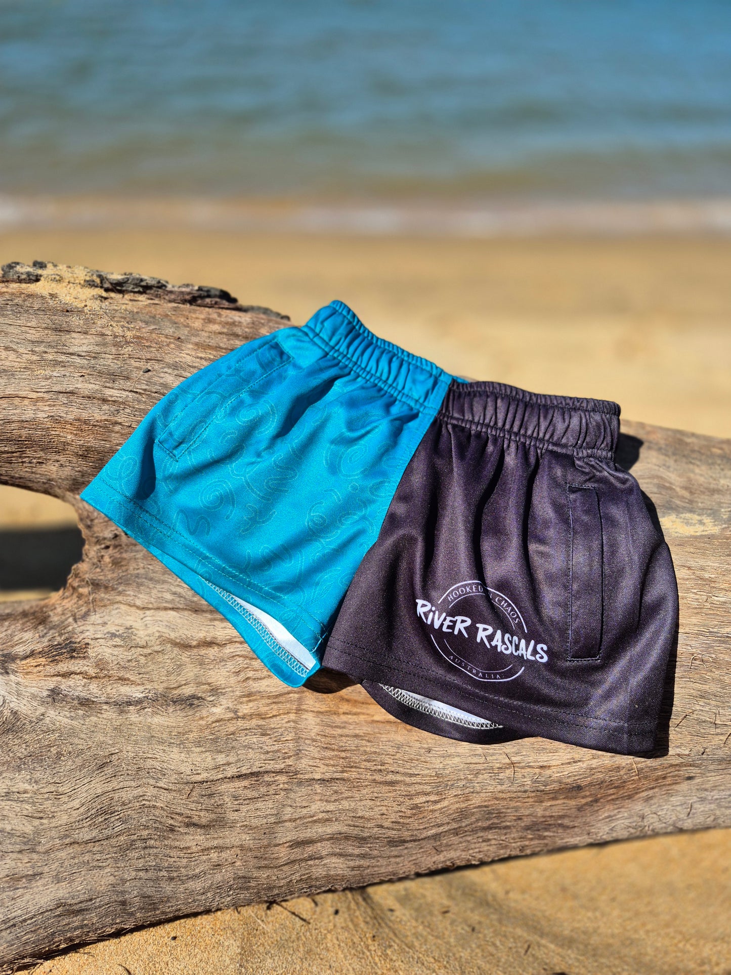 Rascals Footy Shorts - Teal